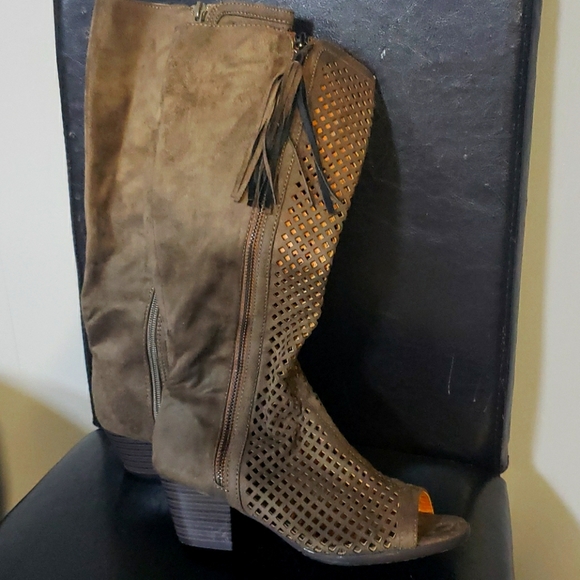 🔥Open Toe Tall boots🔥 - Picture 11 of 14